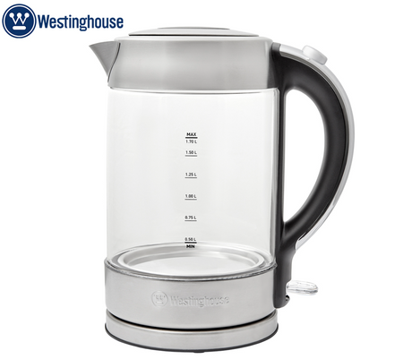 Westinghouse 1.7L Deluxe Glass Kettle