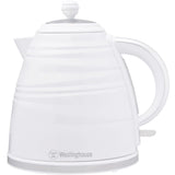 Westinghouse 1.7L Kettle & Toaster Set - White (WHKTPK07W)