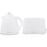 Westinghouse 1.7L Kettle & Toaster Set - White (WHKTPK07W)