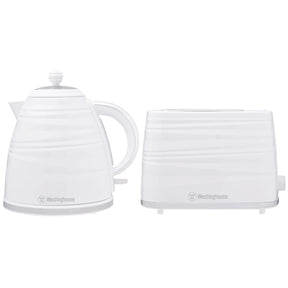 Westinghouse 1.7L Kettle & Toaster Set - White (WHKTPK07W)