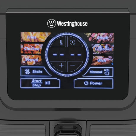 Westinghouse XL Air Fryer Smart Logic 1700W 8L in Black Stainless Steel