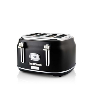 Westinghouse Retro Series 4 Slice Toaster with Removable Crumb Tray - Black - WKTTB809