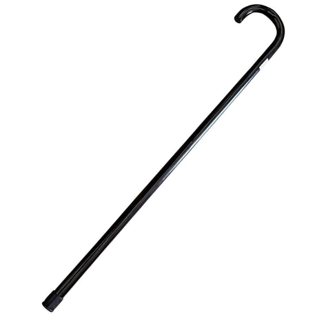 93cm WOODEN WALKING STICK Wood Cane Pole Carved Varnished Deluxe Sturdy - Black