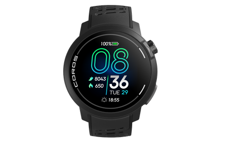 Coros Pace Pro GPS Sport Watch w/ Silicone Band in Black