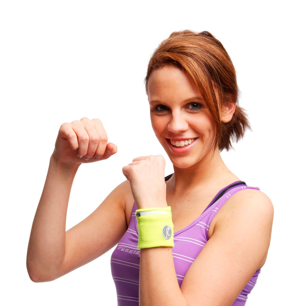 Fly Active Mini Wristpocket Zip Wrist Wallet - 10 Colours (Running Key/Card Holder)