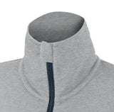 WILSON Womens Rush Knit Tennis Jacket Training Gym Sports Ladies Zip Jumper - Heather Grey