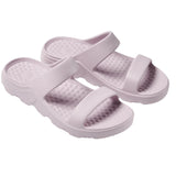 Joybees Womens Riviera Sandal Lightweight Slip-On Comfort Lug Sole in Misted Mauve