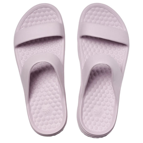 Joybees Womens Riviera Sandal Lightweight Slip-On Comfort Lug Sole in Misted Mauve