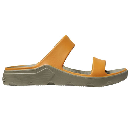 Joybees Womens Riviera Sandal Lightweight Slip-On Comfort Lug Sole in Orange/Agave