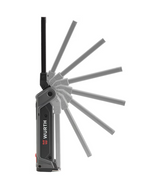 Wurth Cordless LED Handheld Work Lamp ERGOPOWER BEND+ – 700 Lumen, Folding Head, USB Rechargeable