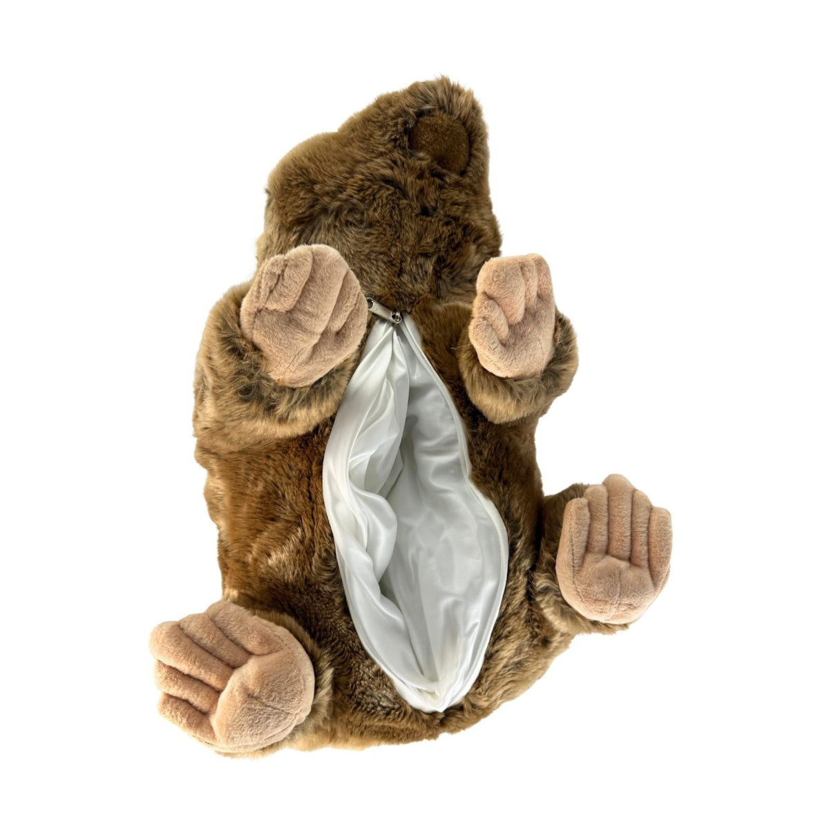 Bocchetta Wallis 55cm Wombat with Satin Pocket Plush Toy (Australian Stuffed Animal Souvenir Gift)