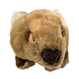 Bocchetta Wallis 55cm Wombat with Satin Pocket Plush Toy (Australian Stuffed Animal Souvenir Gift)