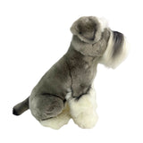 Bocchetta Watson 35cm Sitting Schnauzer Plush Toy (Realistic Stuffed Animal Dog Gift)