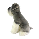 Bocchetta Watson 35cm Sitting Schnauzer Plush Toy (Realistic Stuffed Animal Dog Gift)