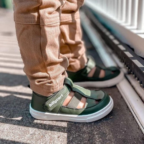Billycart Morgan Kids Wide-Fit Sandals - Green (Toddler Shoes)