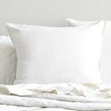 Renee Taylor Washed Linen Cotton Quilt Cover Set - White