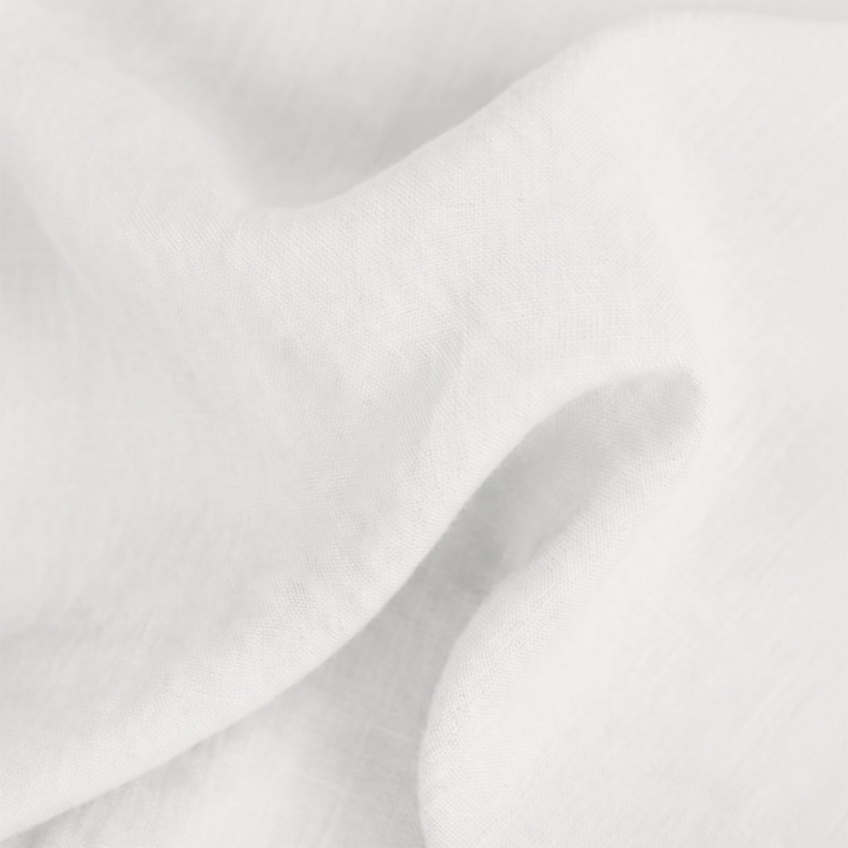 Renee Taylor Washed Linen Cotton Bed Sheet Set - White
