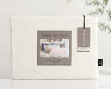Park Avenue 175 GSM Egyptian Cotton Flannelette Bed Sheet Set - Snowy