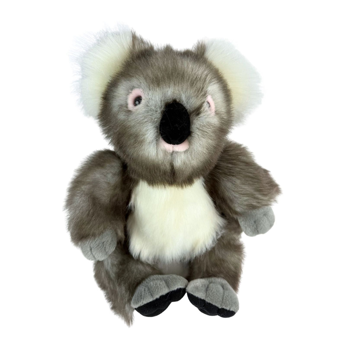 Bocchetta Wilber 27cm Sitting Koala Plush Toy - Grey (Australian Stuffed Animal Souvenir Gift)