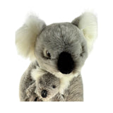 Bocchetta Willow 38cm Koala with Baby Plush Toy - Grey (Australian Stuffed Animal Souvenir Gift)