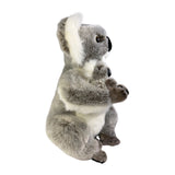 Bocchetta Willow 38cm Koala with Baby Plush Toy - Grey (Australian Stuffed Animal Souvenir Gift)