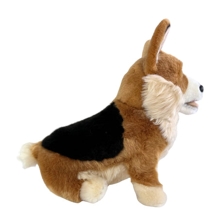 Bocchetta Windsor 23cm Sitting Welsh Corgi Plush Toy (Realistic Stuffed Animal Dog Gift)
