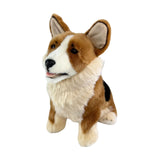 Bocchetta Windsor 23cm Sitting Welsh Corgi Plush Toy (Realistic Stuffed Animal Dog Gift)