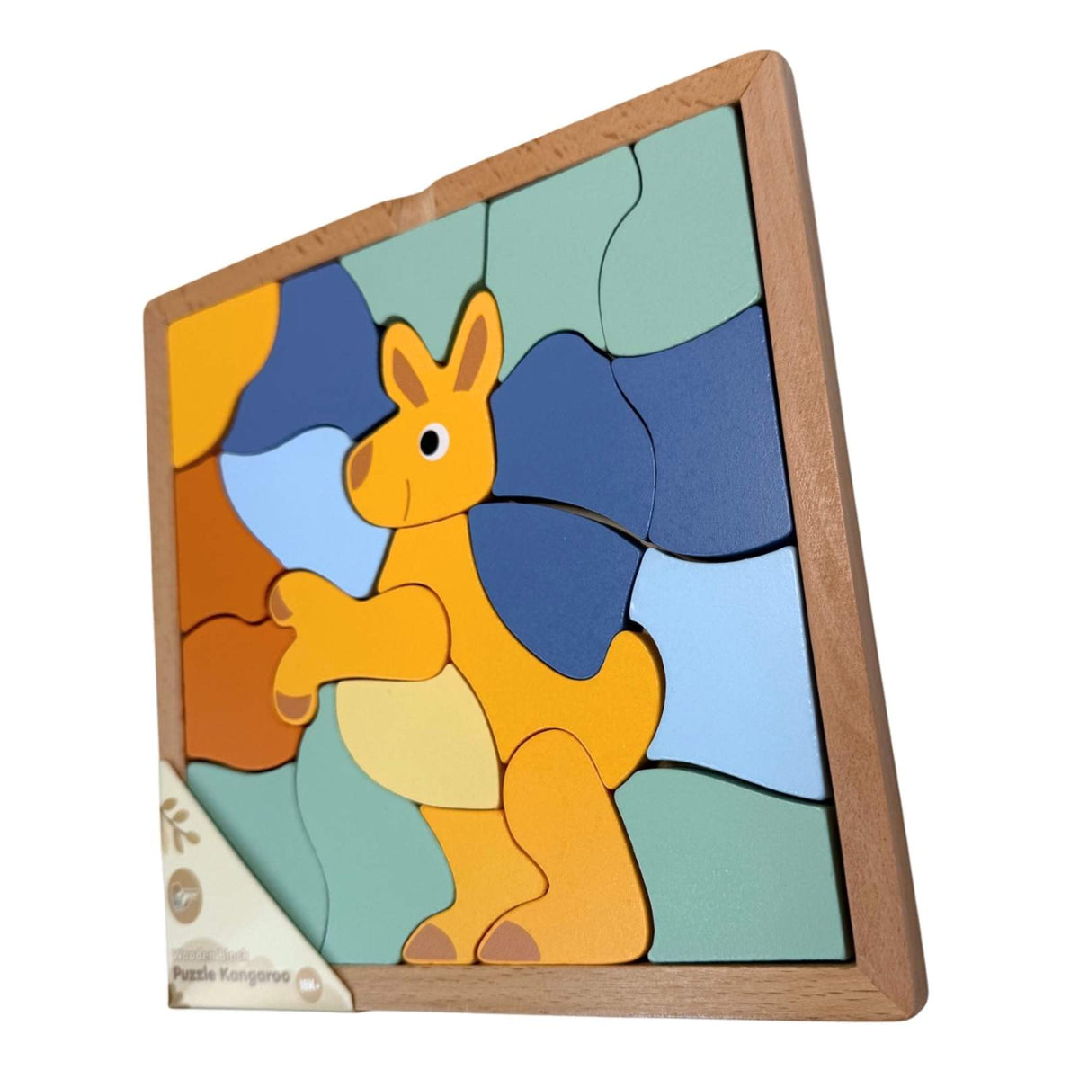Bocchetta Kangaroo Wooden Block Puzzle (Toddler Jigsaw 18 Months+)