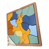Bocchetta Kangaroo Wooden Block Puzzle (Toddler Jigsaw 18 Months+)