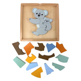 Bocchetta Koala Wooden Block Puzzle (Toddler Jigsaw 18 Months+)