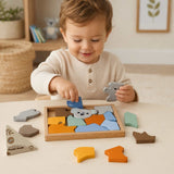 Bocchetta Koala Wooden Block Puzzle (Toddler Jigsaw 18 Months+)