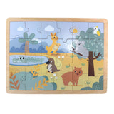 Bocchetta Aussie Animals Wooden Puzzle (Toddler Jigsaw 18 Months+)