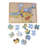Bocchetta Aussie Animals Wooden Puzzle (Toddler Jigsaw 18 Months+)