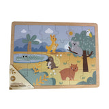 Bocchetta Aussie Animals Wooden Puzzle (Toddler Jigsaw 18 Months+)