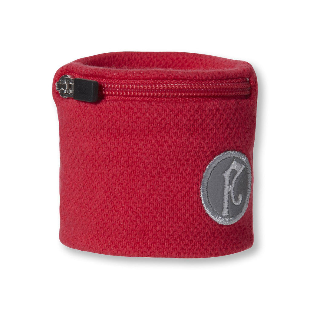 Fly Active Mini Wristpocket Zip Wrist Wallet - 10 Colours (Running Key/Card Holder) - CITRUS RED