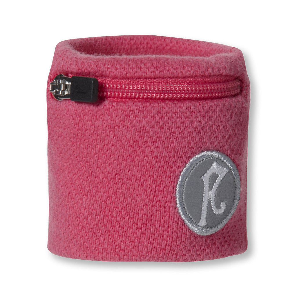 Fly Active Mini Wristpocket Zip Wrist Wallet - 10 Colours (Running Key/Card Holder) - PINKY PINK
