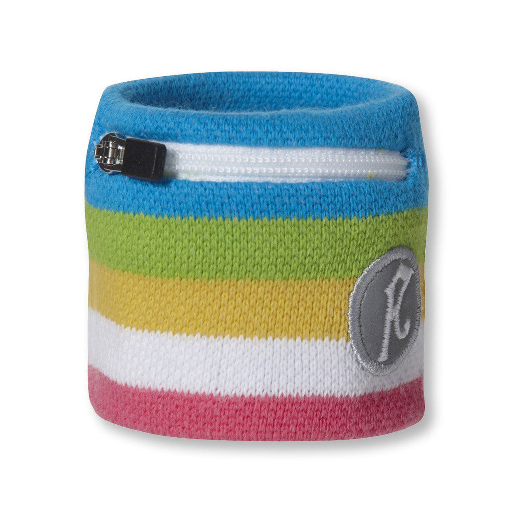 Fly Active Mini Wristpocket Zip Wrist Wallet - 10 Colours (Running Key/Card Holder) - RAINBOW