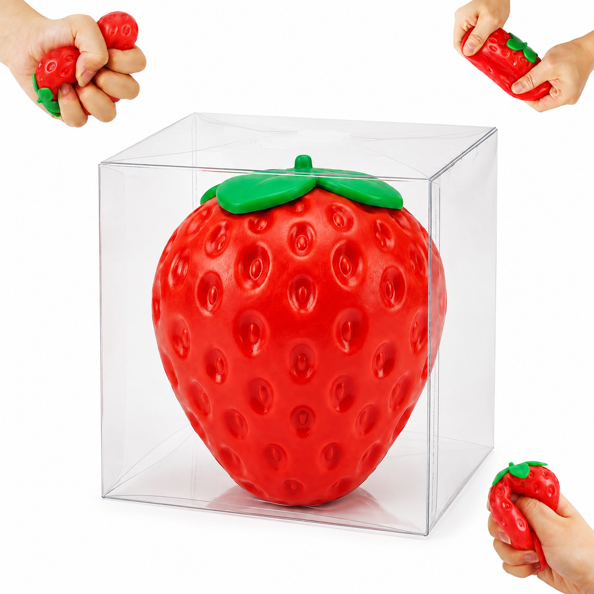 Bubble Pop It Fidget Keyring - Silicone Squeeze Sensory Stress Reliever Toy