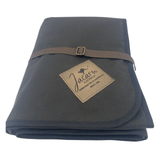 Jacaru 8003XL Giant 100% Cotton Oilskin Picnic Blanket - Dark Brown (Water Resistant Made in Australia)