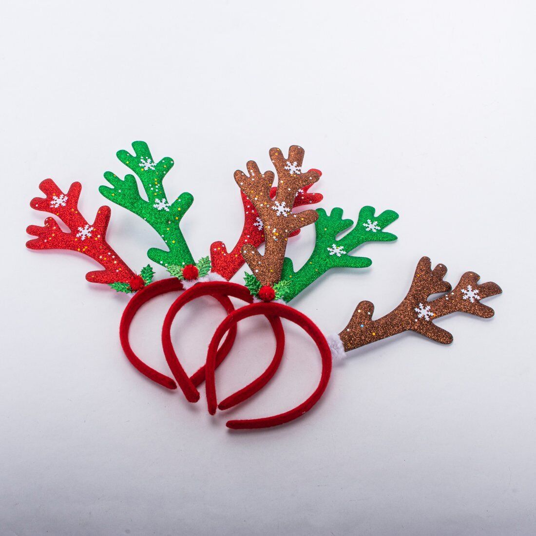 Christmas Headband Hair Hoops Xmas Party Accessory in Assorted Colours