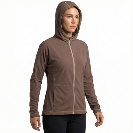ExOfficio Womens Migrator Zip Hiking Trekking Hoodie Jumper Jacket Winter Sport 