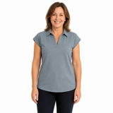 ExOfficio Soytopia Cap Cricket Sleeve Womens Eco Shirt Top - Marine Blue (2013-0802)