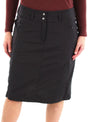 ExOfficio Outlier Meander Bend Womens Travel Casual Skirt (2062-5124) - Black