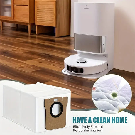 Xiaomi X10+ Robot Vacuum Dust Bags, 10-Pack, Compatible with Dreametech L10 Ultra, Dreame S10 Pro, 3L Capacity Auto-Seal Bags