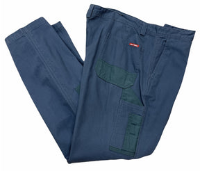 HARD YAKKA Legends Work Cargo Pants Cotton Drill Utility Pockets Trousers Y02900 - Navy (438)