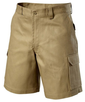 Hard Yakka Generation Y Mens Cotton Drill Cargo Work Shorts (Y05500) - Khaki (260)