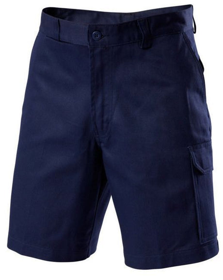 Hard Yakka Generation Y Mens Cotton Drill Cargo Work Shorts (Y05500) - Navy