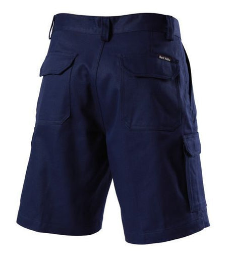Hard Yakka Generation Y Mens Cotton Drill Cargo Work Shorts (Y05500) - Navy