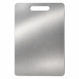 Large Anti-Bacterial Stainless Steel Chopping Board - Mildew-Proof Cutting Board (23x34cm)