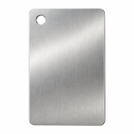 Small Anti-Bacterial Stainless Steel Chopping Board - Mildew-Proof Cutting Board (15x24cm)